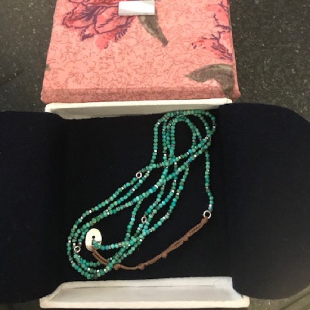 Chan Luu turquoise wrap bracelet NEW